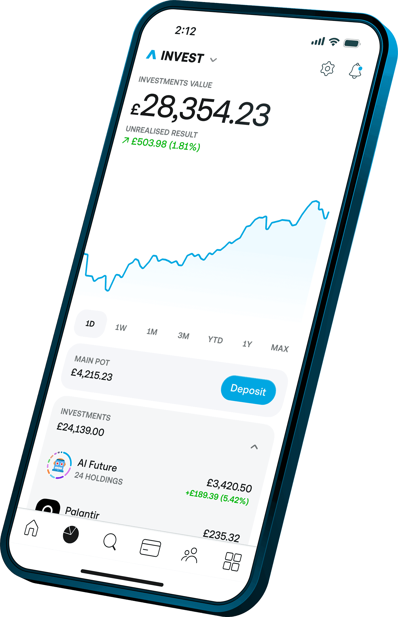 Trading212 Mobile App